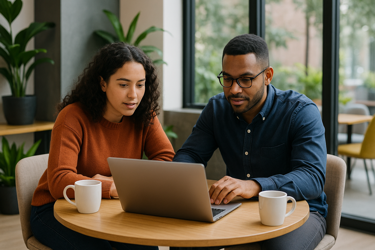 Collaborating in a Bright Workspace